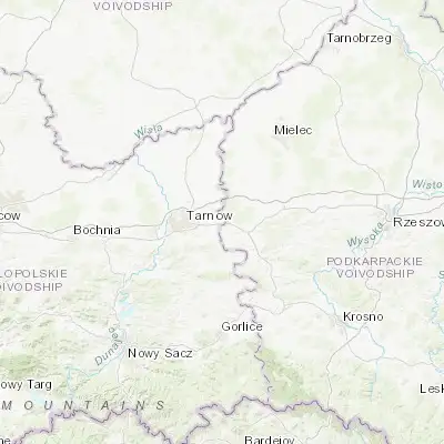 Map showing location of Pogórska Wola (50.018550, 21.157950)