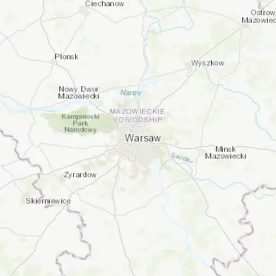 Map showing location of Praga Północ (52.254430, 21.034720)
