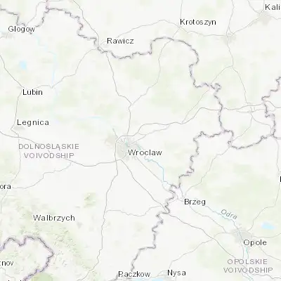 Map showing location of Psie Pole Południe-Kiełczów (51.147830, 17.127440)