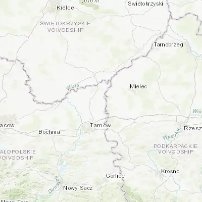 Map showing location of Radgoszcz (50.205800, 21.113150)