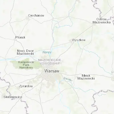 Map showing location of Radzymin (52.415920, 21.184150)