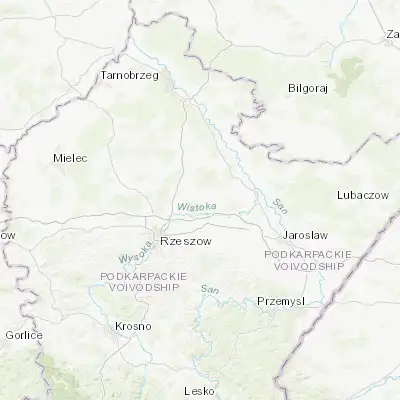 Map showing location of Rakszawa (50.160510, 22.239070)