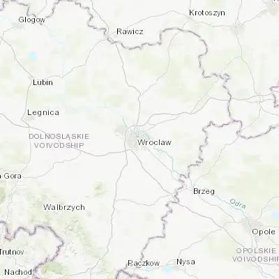 Map showing location of Rejon ulicy Traugutta (51.102470, 17.048270)
