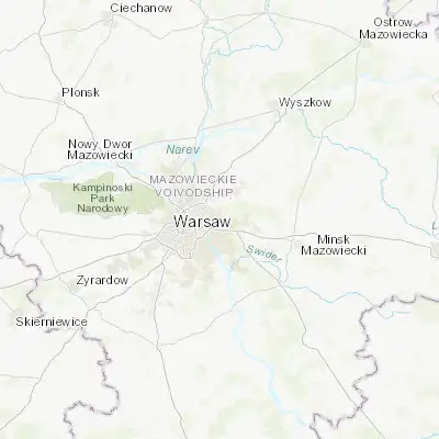 Map showing location of Rembertów (52.260590, 21.163550)