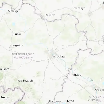 Map showing location of Różanka-Polanka (51.143440, 17.019870)