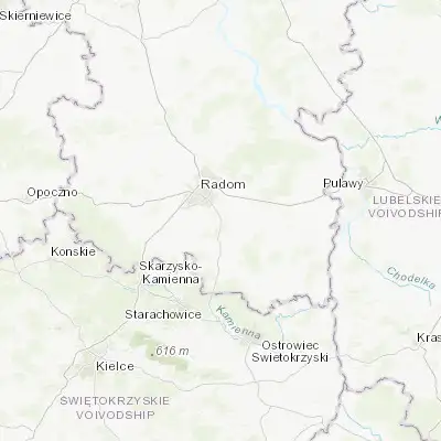 Map showing location of Skaryszew (51.310750, 21.252330)