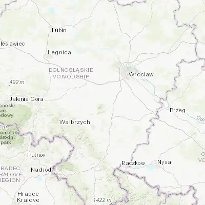 Map showing location of Sobótka (50.899920, 16.744410)