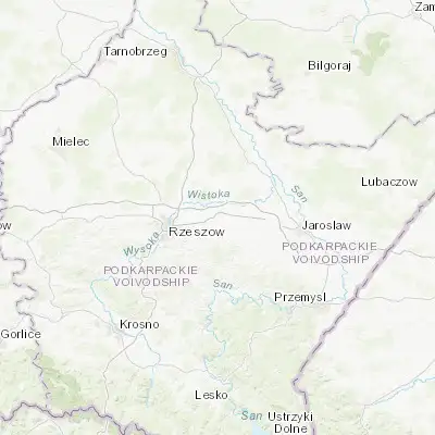 Map showing location of Sonina (50.060890, 22.265510)