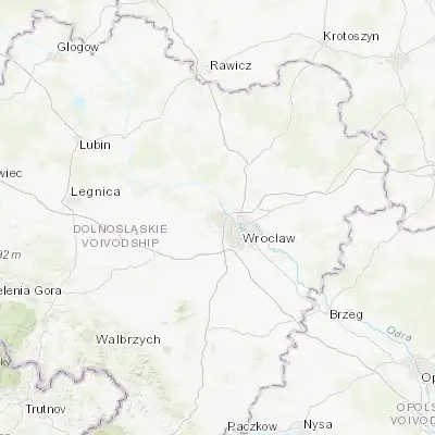 Map showing location of Stabłowice (51.153750, 16.900200)