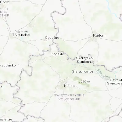 Map showing location of Stąporków (51.137620, 20.571730)