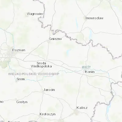 Map showing location of Strzałkowo (52.307010, 17.818110)