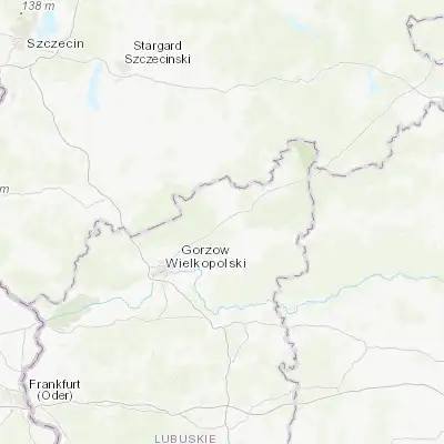 Map showing location of Strzelce Krajeńskie (52.877260, 15.529780)