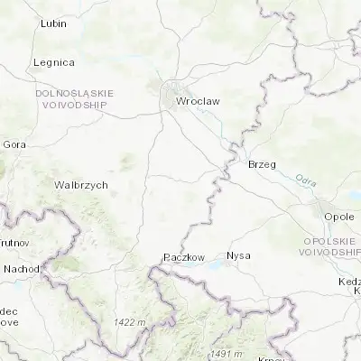 Map showing location of Strzelin (50.781570, 17.064770)
