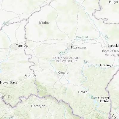 Map showing location of Strzyżów (49.870740, 21.794130)