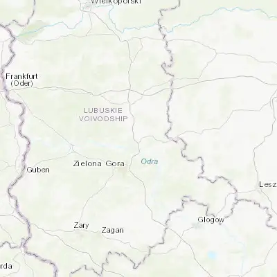 Map showing location of Sulechów (52.083620, 15.625130)