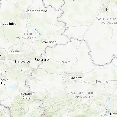 Map showing location of Sułoszowa (50.267890, 19.732820)