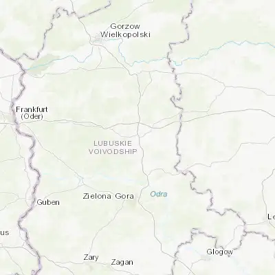 Map showing location of Świebodzin (52.247510, 15.533550)