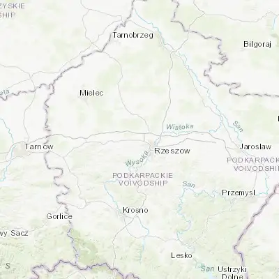 Map showing location of Świlcza (50.071790, 21.897980)