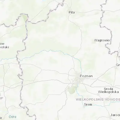 Map showing location of Szamotuły (52.612010, 16.577940)