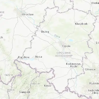 Map showing location of Tułowice (50.595770, 17.653230)