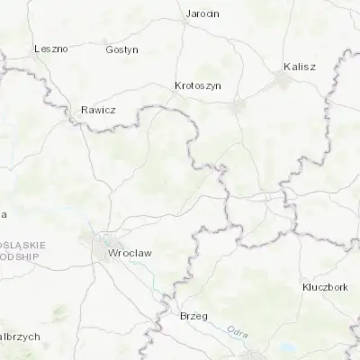 Map showing location of Twardogóra (51.364870, 17.468780)