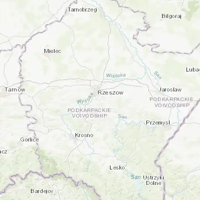 Map showing location of Tyczyn (49.963840, 22.033980)