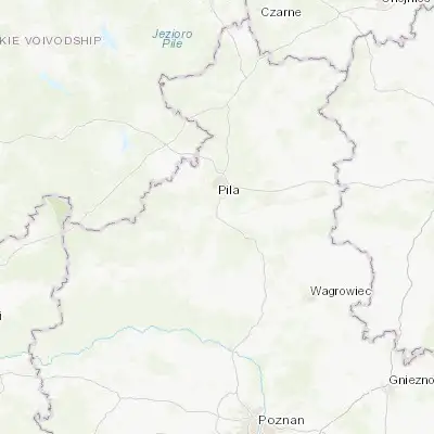 Map showing location of Ujście (53.053390, 16.732010)