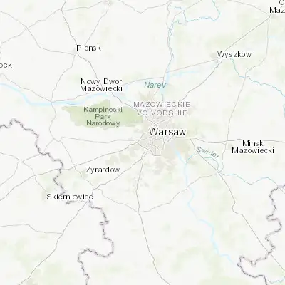 Map showing location of Ursus (52.195170, 20.884190)