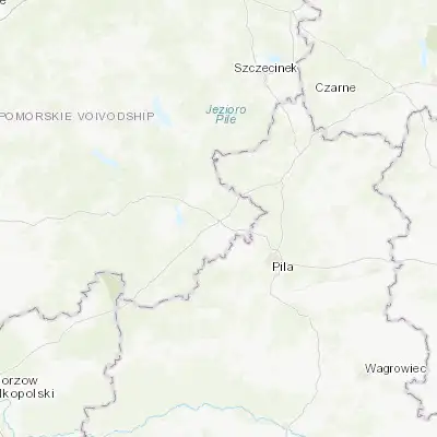 Map showing location of Wałcz (53.277870, 16.471220)