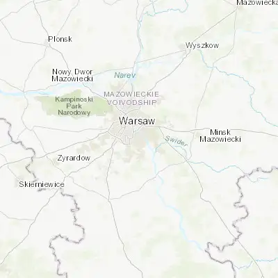 Map showing location of Wilanów (52.163110, 21.087480)