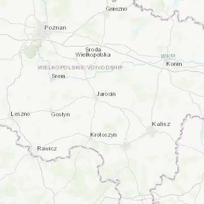 Map showing location of Witaszyce (51.941510, 17.561820)