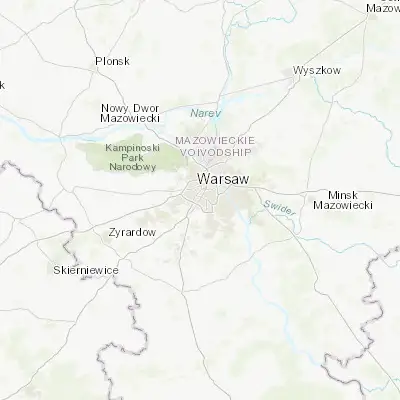 Map showing location of Włochy (52.179410, 20.946120)