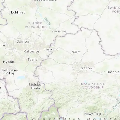 Map showing location of Wola Filipowska (50.134330, 19.580130)
