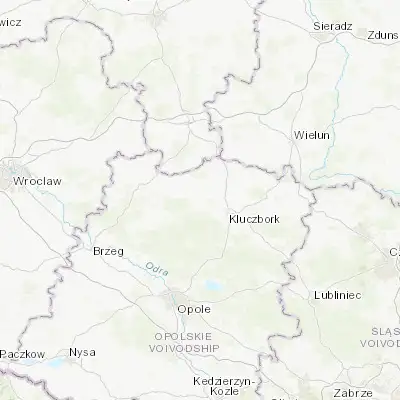 Map showing location of Wołczyn (51.018450, 18.049940)