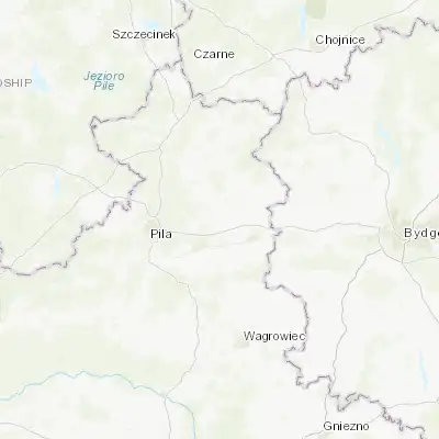 Map showing location of Wysoka (53.180910, 17.083530)