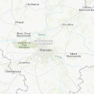 Map showing location of Ząbki (52.292710, 21.105390)