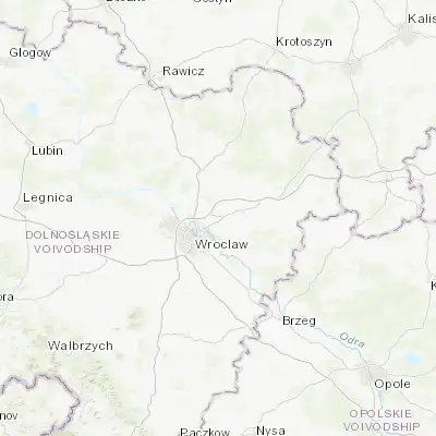 Map showing location of Zakrzów (51.166240, 17.136880)