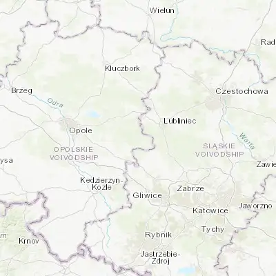 Map showing location of Zawadzkie (50.605030, 18.484670)