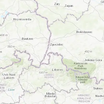 Map showing location of Zawidów (51.025460, 15.062130)