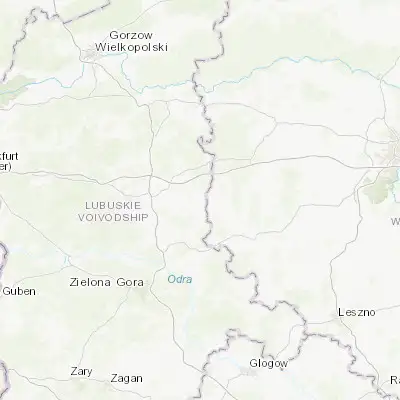 Map showing location of Zbąszynek (52.243150, 15.816540)