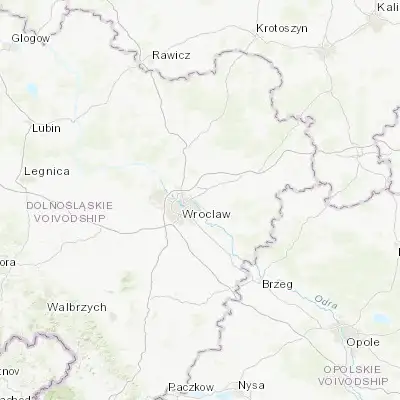 Map showing location of Zgorzelisko (51.138330, 17.133650)