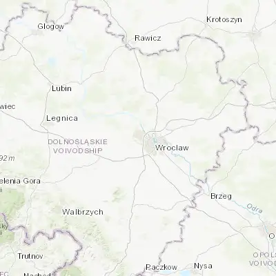 Map showing location of Złotniki (51.137690, 16.889230)