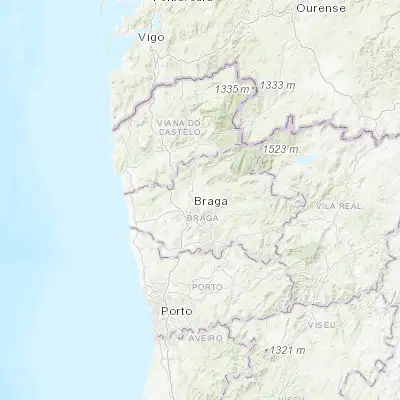 Map showing location of Adaúfe (41.587320, -8.398170)