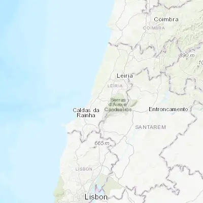 Map showing location of Alcobaça (39.552230, -8.977490)
