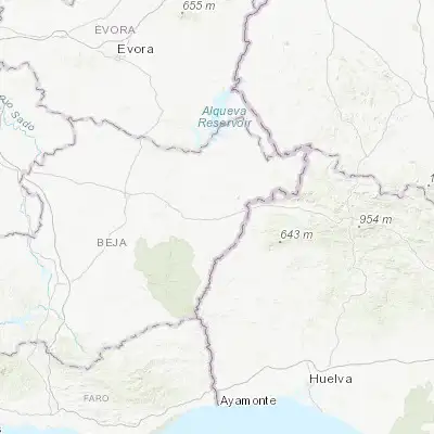 Map showing location of Aldeia Nova (37.926030, -7.408040)