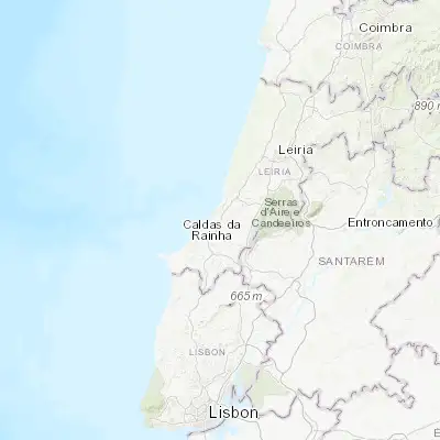 Map showing location of Alfeizerão (39.499710, -9.103410)