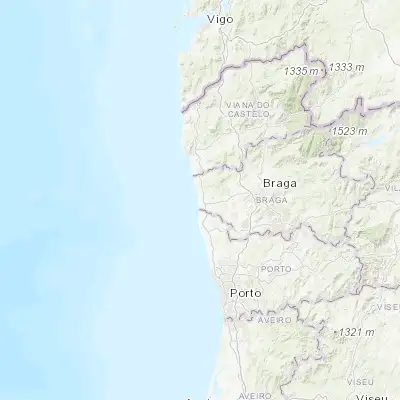 Map showing location of Apúlia e Fão (41.511940, -8.772880)