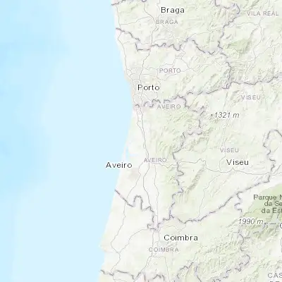 Map showing location of Avanca (40.807710, -8.572200)