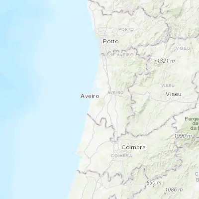 Map showing location of Aveiro (40.644270, -8.645540)