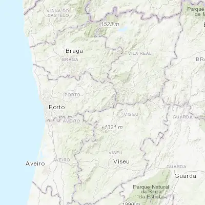 Map showing location of Baião (41.162730, -8.034700)
